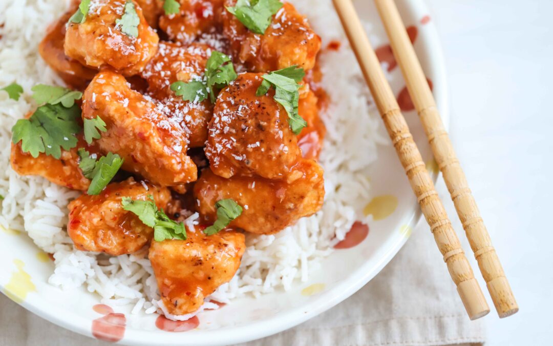 Coconut Chicken in a Sweet Chili Sauce